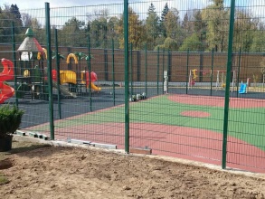 Забор на детскую площадку 50 метров фото в Кубинке